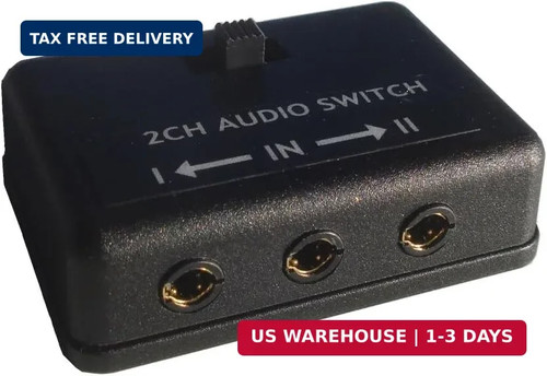 Audio switch box two - , channel