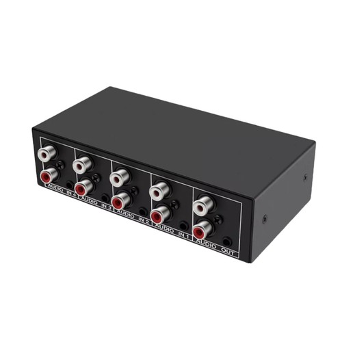 Stereo audio switcher 4 - 1,